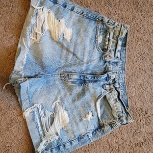 American Eagle mom shorts